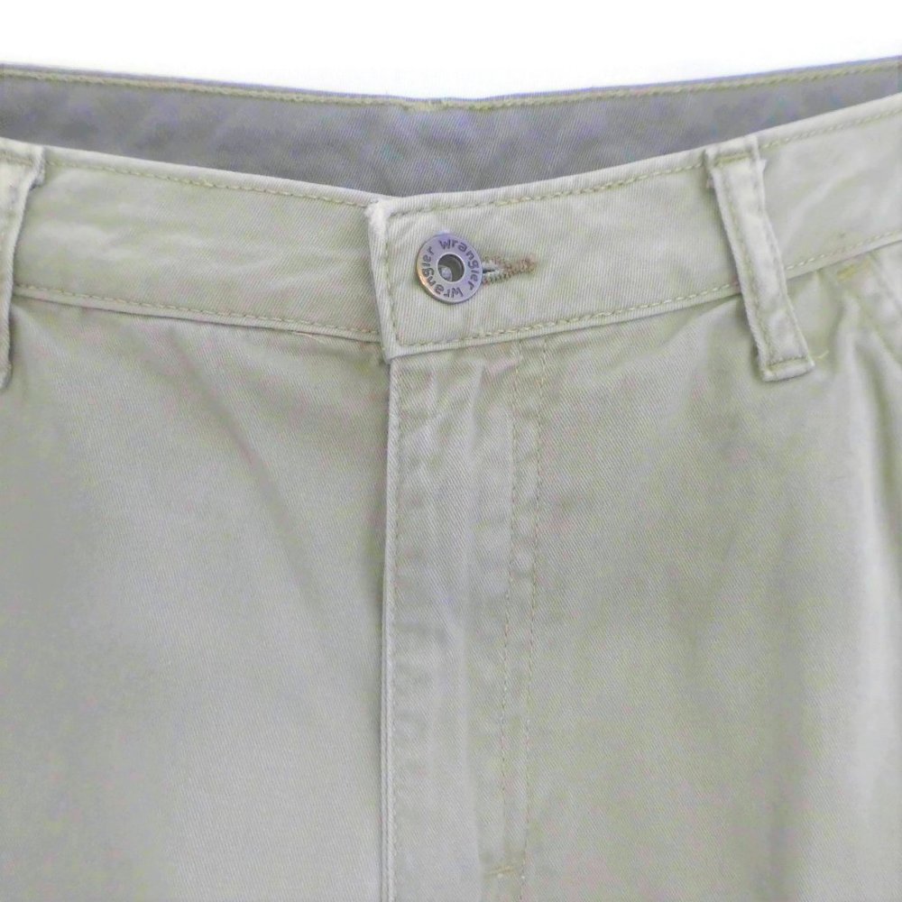 31x10 Wrangler Cargo Shorts Cotton Tan Zipper Button Fly Flap Pockets 30 - Picture 4 of 9